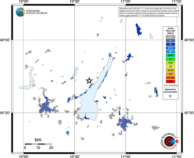 Mappa MCS - territori località
