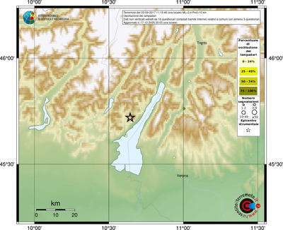 Mappa comuni con almeno 3 questionari