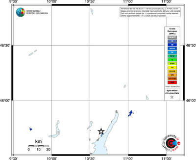 Mappa EMS - territori località