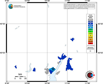 Mappa EMS - territori comuni