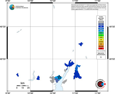 Mappa MCS - territori comuni
