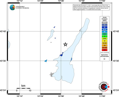 Mappa EMS - territori località