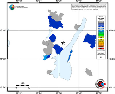 Mappa EMS - territori comuni
