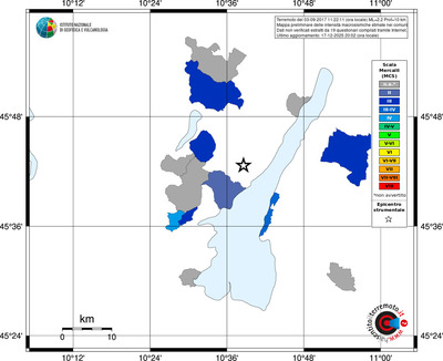 Mappa MCS - territori comuni