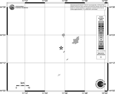 Mappa EMS - territori località
