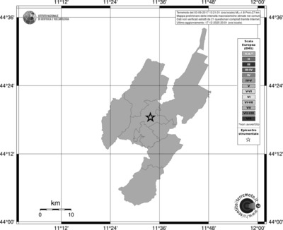 Mappa EMS - territori comuni