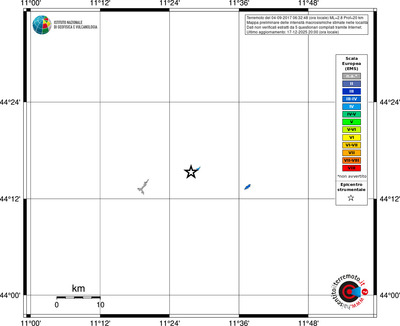 Mappa EMS - territori località