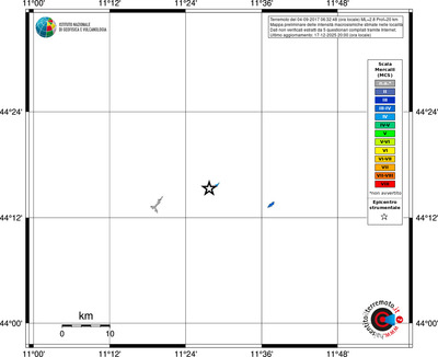 Mappa MCS - territori località