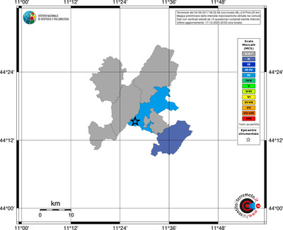 Mappa MCS - territori comuni