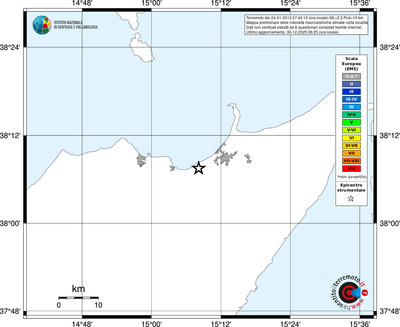 Mappa EMS - territori località