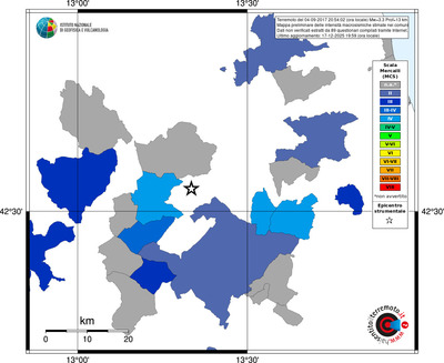 Mappa MCS - territori comuni