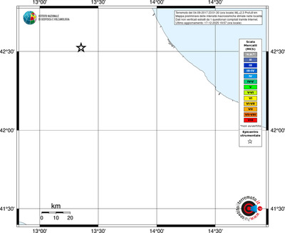 Mappa MCS - territori località