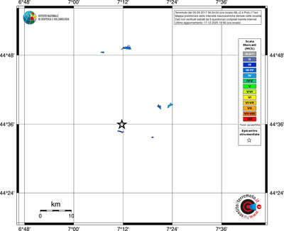 Mappa MCS - territori località