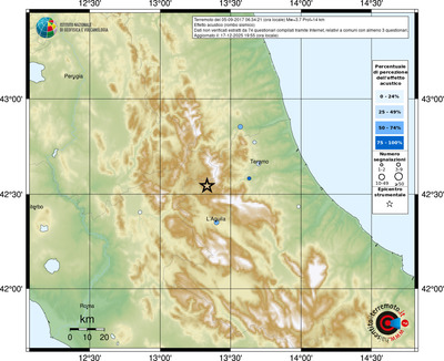 Mappa comuni con almeno 3 questionari