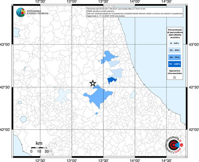 Mappa territorio comunale con almeno 3 questionari