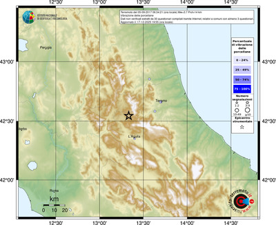 Mappa comuni con almeno 3 questionari