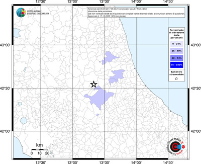 Mappa territorio comunale con almeno 3 questionari
