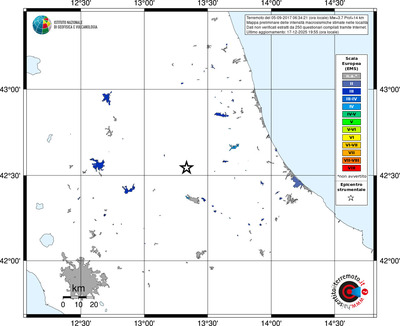 Mappa EMS - territori località