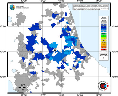 Mappa EMS - territori comuni