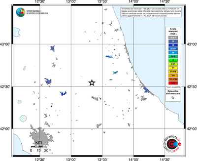 Mappa MCS - territori località