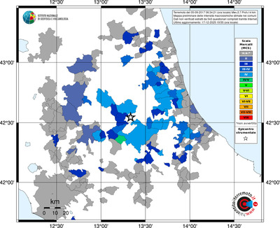 Mappa MCS - territori comuni