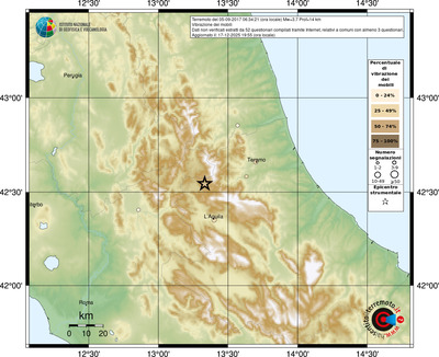 Mappa comuni con almeno 3 questionari