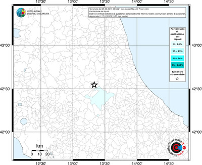 Mappa territorio comunale con almeno 3 questionari