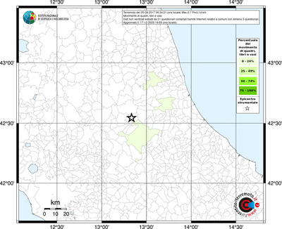 Mappa territorio comunale con almeno 3 questionari