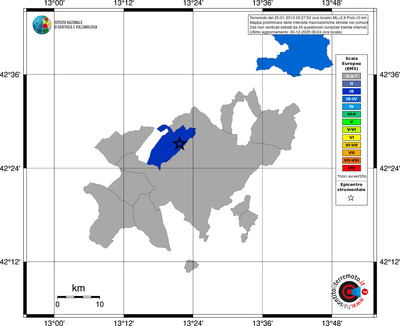 Mappa EMS - territori comuni