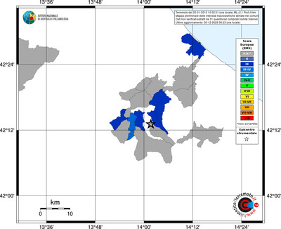 Mappa EMS - territori comuni