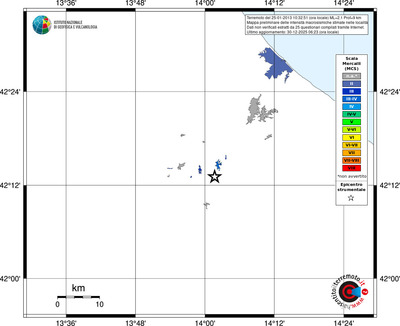 Mappa MCS - territori località