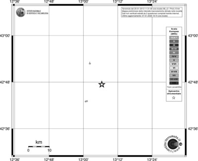 Mappa EMS - territori località
