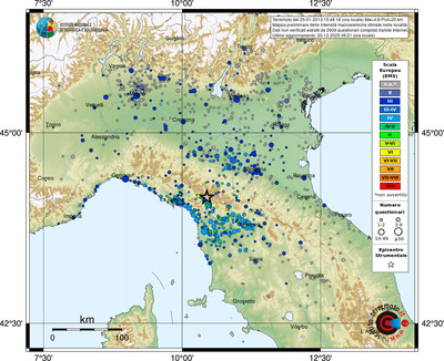 Mappa EMS - località