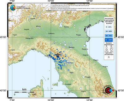 Mappa comuni con almeno 3 questionari