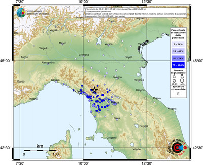 Mappa comuni con almeno 3 questionari