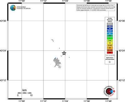 Mappa MCS - territori località