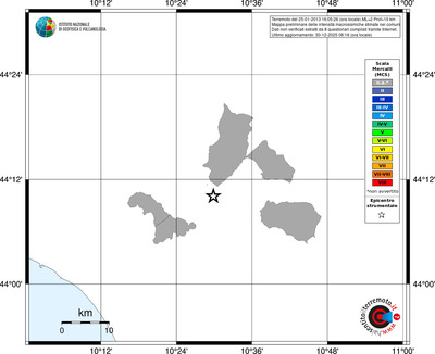 Mappa MCS - territori comuni