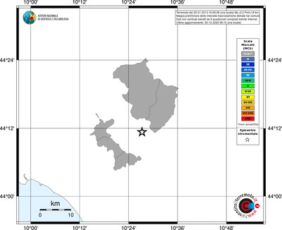 Mappa MCS - territori comuni