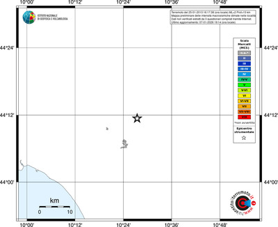 Mappa MCS - territori località