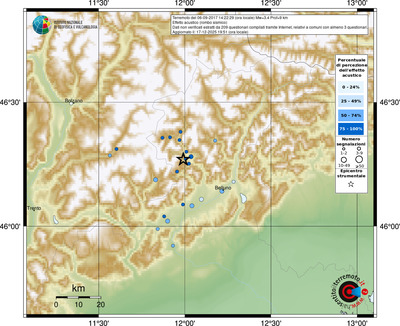 Mappa comuni con almeno 3 questionari