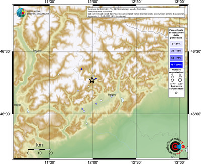 Mappa comuni con almeno 3 questionari