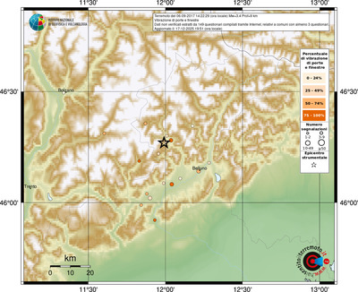Mappa comuni con almeno 3 questionari