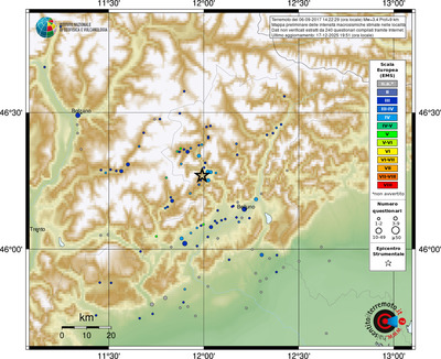 Mappa EMS - località