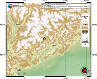 Mappa comuni con almeno 3 questionari