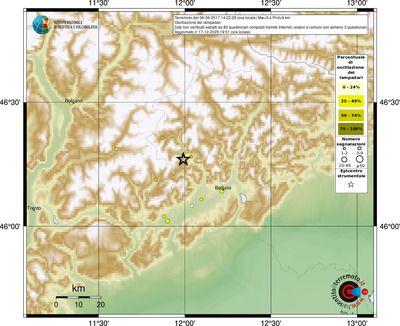Mappa comuni con almeno 3 questionari