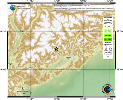 Mappa comuni con almeno 3 questionari