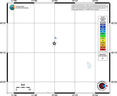 Mappa EMS - territori località