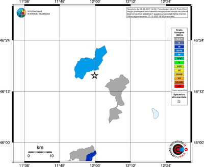 Mappa EMS - territori comuni