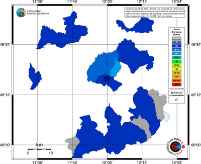 Mappa EMS - territori comuni