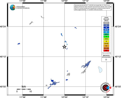 Mappa MCS - territori località